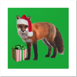 Xmas Fox Posters and Art